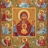 Набор для вышивания Радуга бисера В-477 Богородица Курская