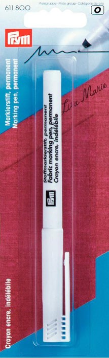 Prym 611800 Маркер для белья перманентный, очень тонкий стержень