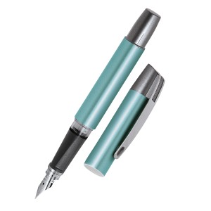 Online 61313/3D Ручка перьевая "Campus", размер пера M, корпус бирюзовый с серым
