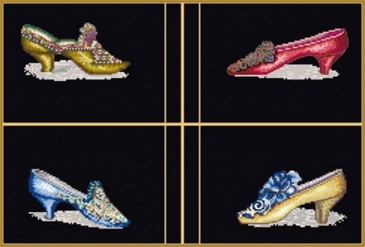 Набор для вышивания Thea Gouverneur 3023.05 Shoes (Туфли)