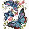 Набор для вышивания Чудесная игла 42-03 Синие бабочки