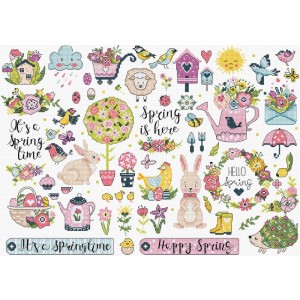 LetiStitch L9937 Spring Sampler (Весенний сэмплер)