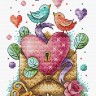 Набор для вышивания Жар-Птица М-602 День влюбленных