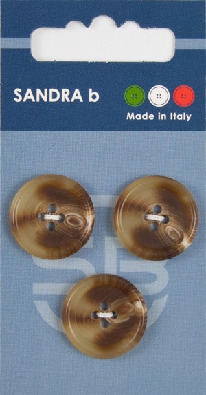Sandra CARD131 Пуговицы, коричневый