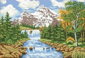 Каролинка ТКБП 2001 Речка в лесу
