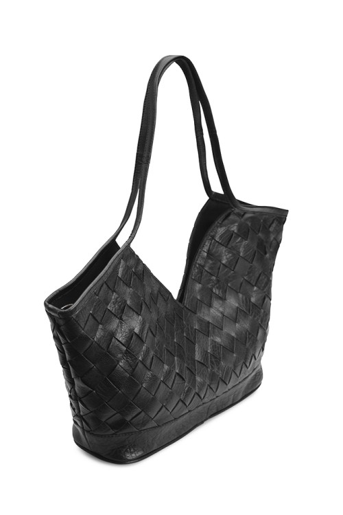 Muud QB-4511R1/Black Шоппер плетеный "Dosy"