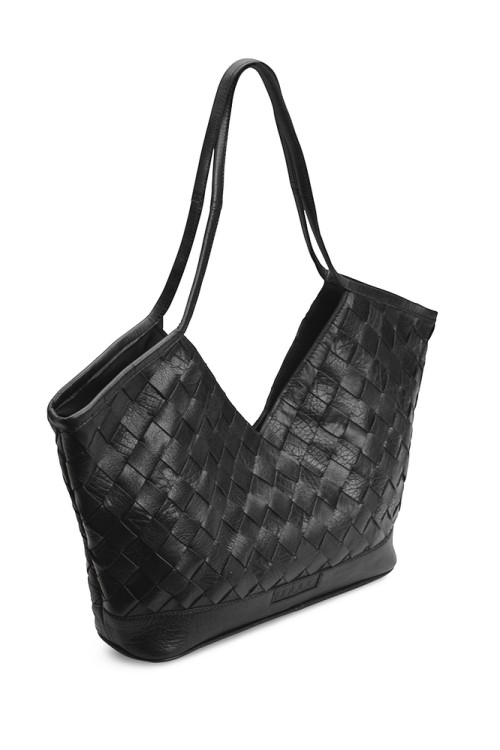 Muud QB-4511R1/Black Шоппер плетеный "Dosy"