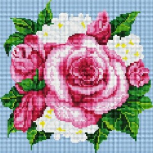 Белоснежка 085-ST-S Розовые розы