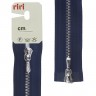 Riri 3301120/90/2626 Молния металлическая, разъемная, 2 замка, 4 мм, 90 см, кобальт синий