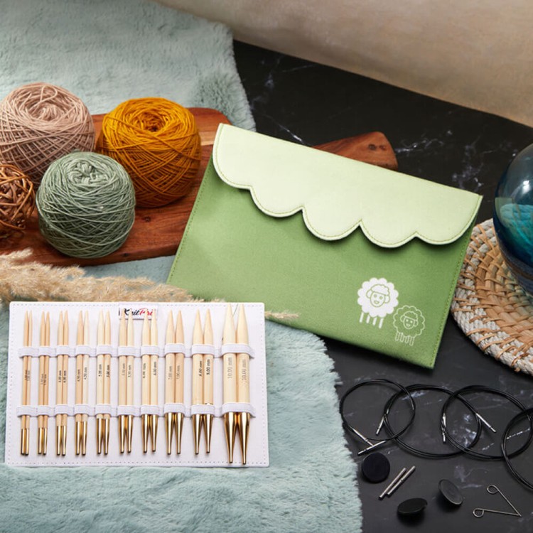 KnitPro 22553 Набор спиц съемных "Bamboo"