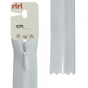 Riri 6010917/60/2101 Молния потайная, неразъемная, 4 мм, 60 см, белый