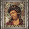 Мир багета 31БК 829-097_ПЛ Рама для иконы "Спас в терновом венце" Радуга бисера