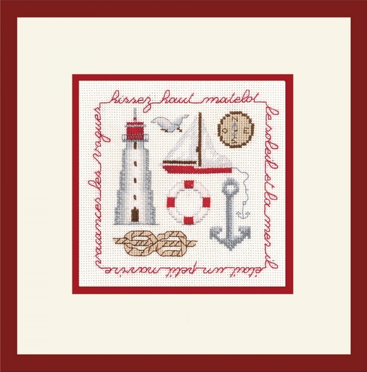 Набор для вышивания Le Bonheur des Dames 2255 Hissez Haut Rouge (Парус по ветру)