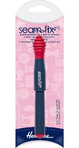 Hemline 265 Вспарыватель Seam-Fix с тонким лезвием, с колпачком для удаления нитей