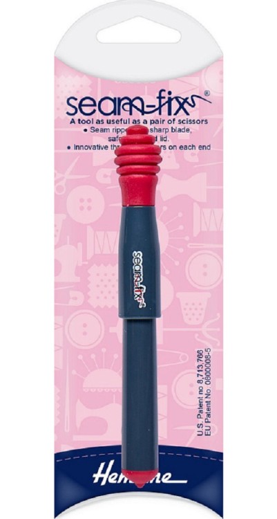 Hemline 265 Вспарыватель Seam-Fix с тонким лезвием, с колпачком для удаления нитей