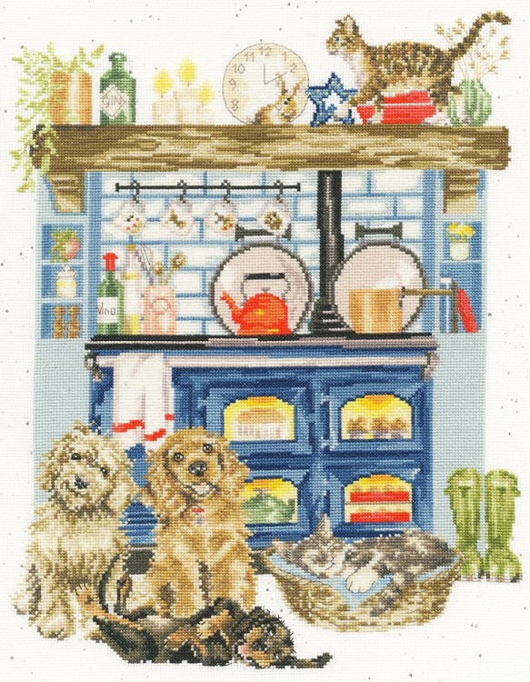 Набор для вышивания Bothy Threads XHD127 Country Kitchen (Деревенская кухня)