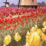 Набор для вышивания Heritage JCTF587E Tulip Fields (Поля тюльпанов)