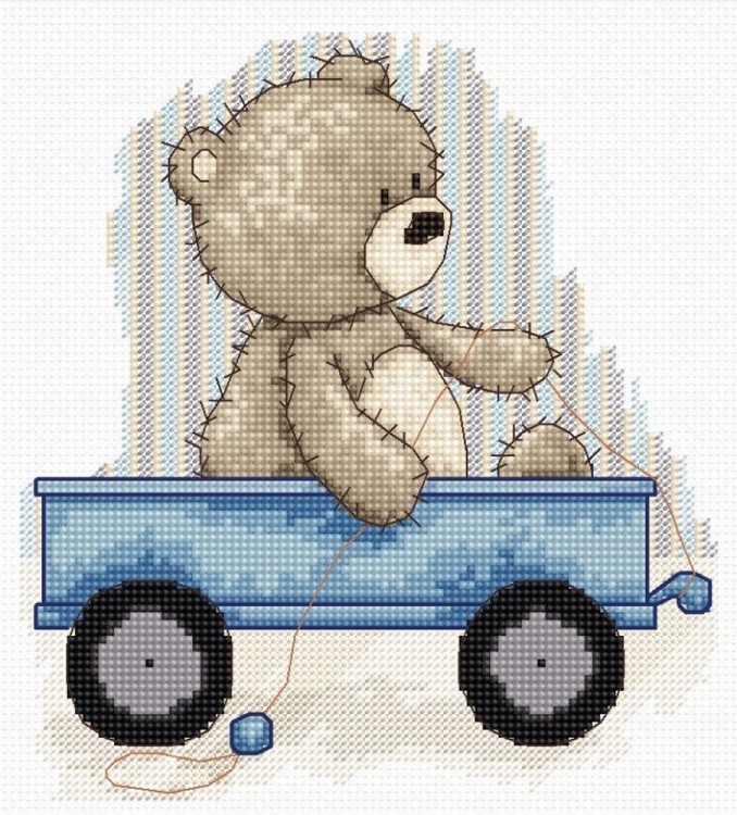 Набор для вышивания Luca-S B1082 Медвежонок Бруно