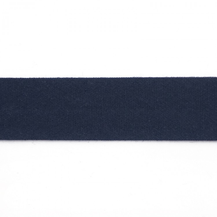 SAFISA 6600-20мм-15 Косая бейка хлопок, ширина 20 мм, цвет 15 - цвет темно-синий