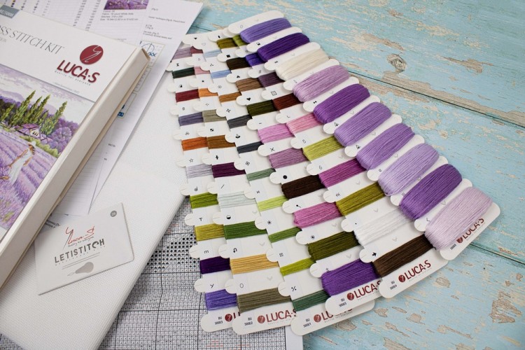 Набор для вышивания Luca-S BU5008 Лавандовое поле