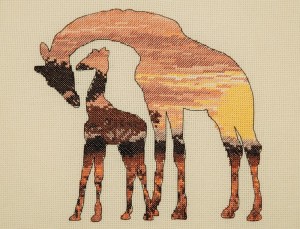 Maia 05042 Жирафы в саванне