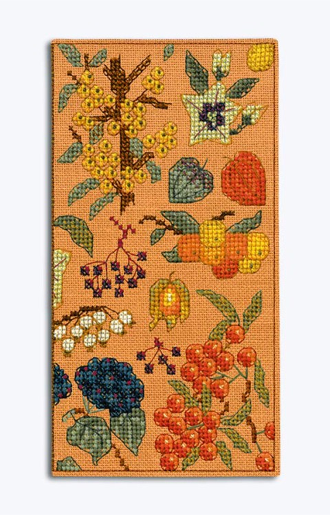 Набор для вышивания Le Bonheur des Dames 3247 Футляр для очков "Spectacle Case Autumn Flowers" (Осенние цветы)