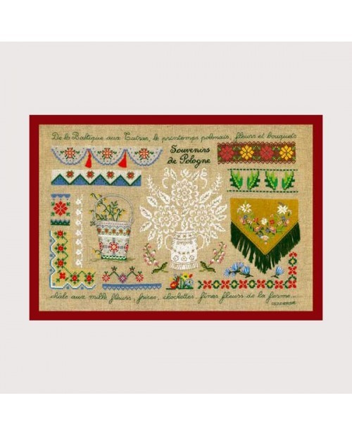 Набор для вышивания Le Bonheur des Dames 1131 Souvenirs De La Pologne (Воспоминания О Польше)