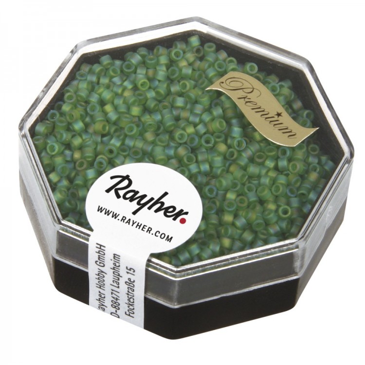 Rayher 14763835 Бисер Miyuki цилиндрический "Delica rocaille"