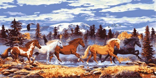 Collection D'Art 13982 Ткань с рисунком для вышивания