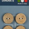 Sandra CARD232 Пуговицы, натуральный