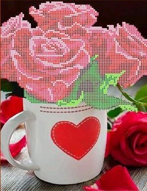 Каролинка ТКБЦ 4017 Розы для любимой