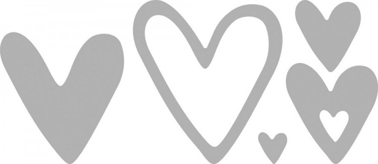 Rayher 50053000 Ножи для вырубки "Сердца"