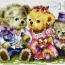 Набор для вышивания Белоснежка 1708-14 Семейка медвежат