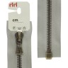 Riri 3523224/70/2113 Молния металлическая, разъемная, 6 мм, 70 см, светло-серый