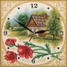 Набор для вышивания Панна CH-1563 (Ч-1563) Часы. Домик