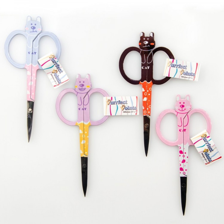 Hemline B4816.1 Ножницы для вышивания "Кот"