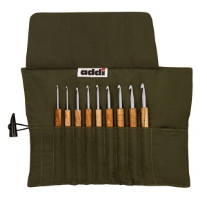 Addi 632-2/000 Набор крючков из оливкового дерева addiWrap, 2- 6 мм