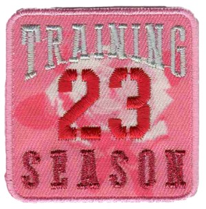 HKM 33373/1SB Термоаппликация "Training 23 Season Rosenprint"