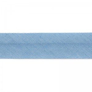 SAFISA 6602-20мм-65 Косая бейка хлопок/лён, ширина 20 мм, цвет 65 - серо-голубой