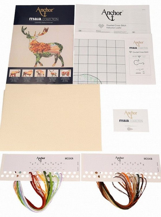 Набор для вышивания Maia 05043 Силуэт оленя