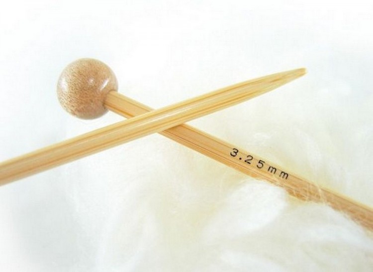 Addi 500-7 Спицы прямые, бамбук 25см