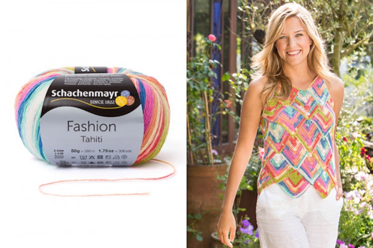 Пряжа для вязания Schachenmayr Fashion 9811776 Tahiti (Таити)