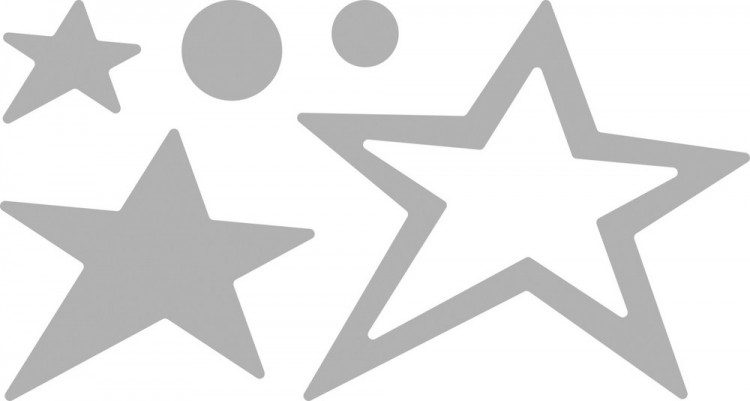 Rayher 50052000 Ножи для вырубки "Звезды и круги"