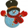 Набор для вышивания Нова Слобода РВ2201 Подвеска "Снеговик в цилиндре"