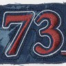 HKM 33809/1SB Термоаппликация "73"