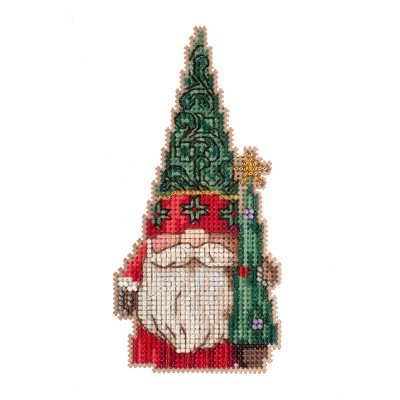 Набор для вышивания Mill Hill JS202211 Gnome With Tree (Гном с елкой)
