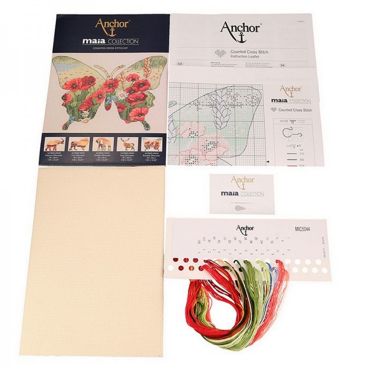 Набор для вышивания Maia 05044 Силуэт бабочки