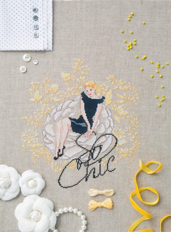 Французская вышивка крестом. Иконы стиля Элен ле Берр