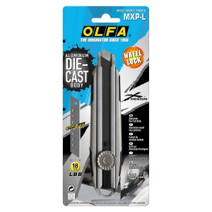 OLFA MXP-L Нож алюминиевый с винтовым фиксатором
