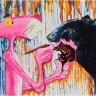 Белоснежка 1100-AS Розовая пантера красит чёрную